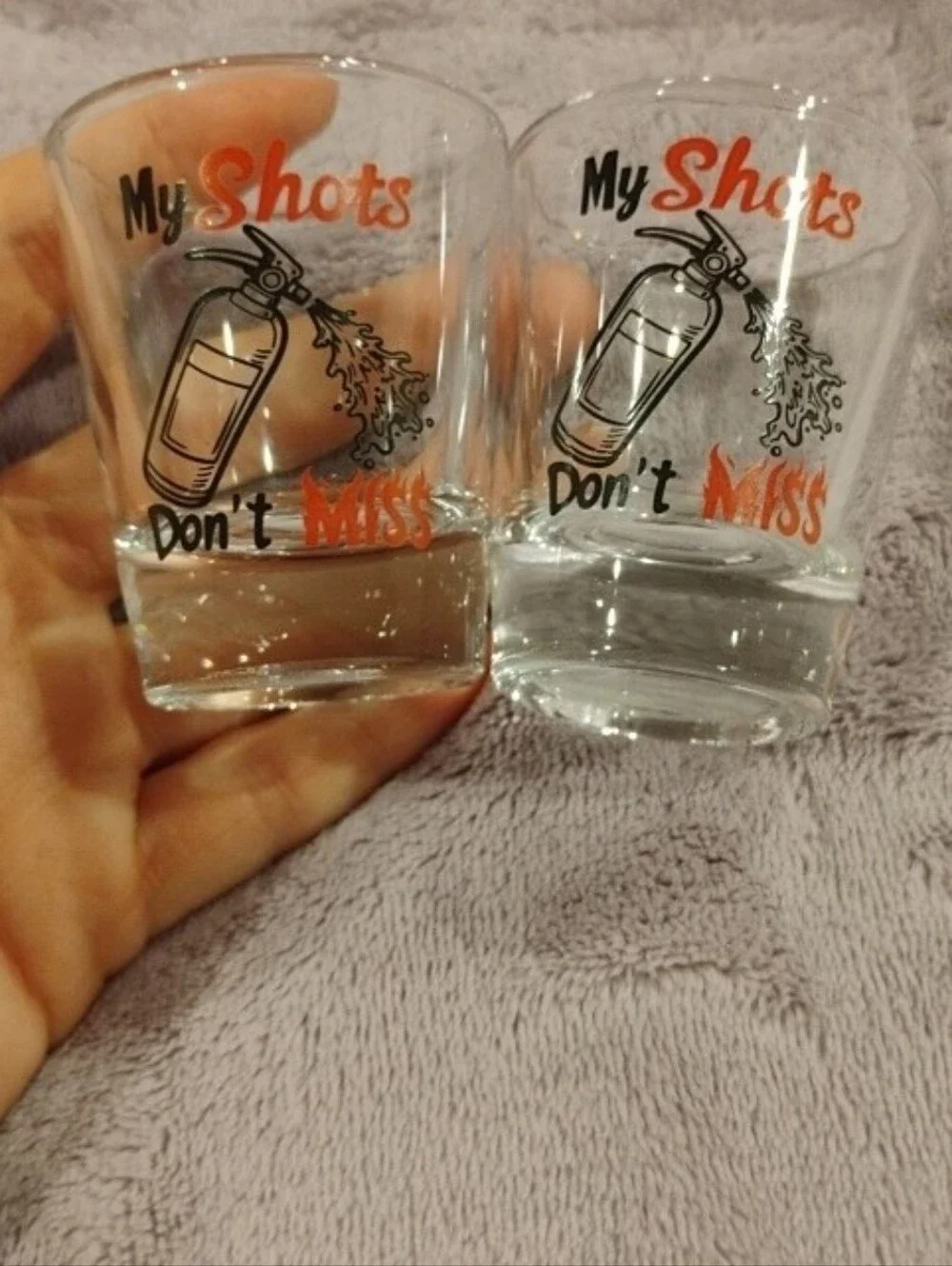 Fireman Shot Glasses - Set of 2